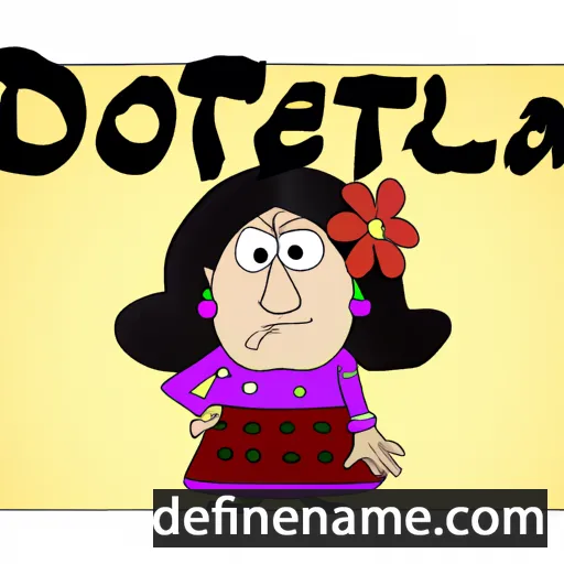 Doloreta cartoon