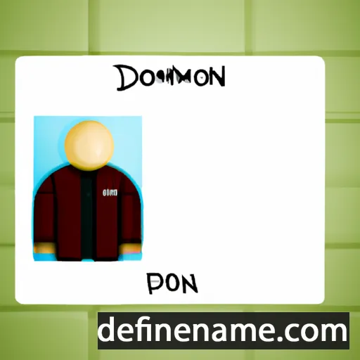 Domenjon cartoon