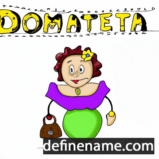 Domicetta cartoon