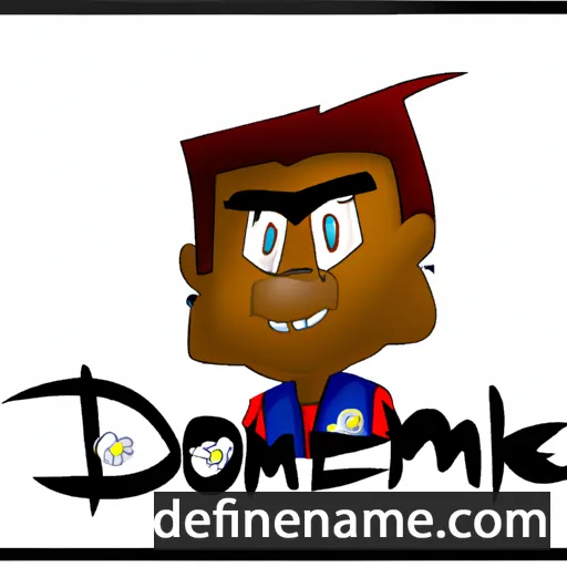 Domineek cartoon