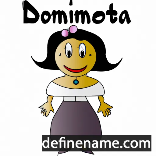 Dominetta cartoon