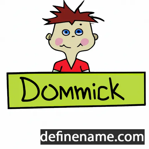 Dominyck cartoon