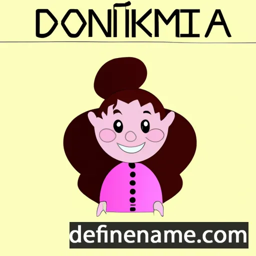 Dominyka cartoon