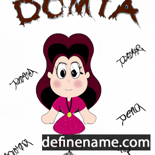 Domizia cartoon