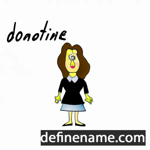 Donaldine cartoon