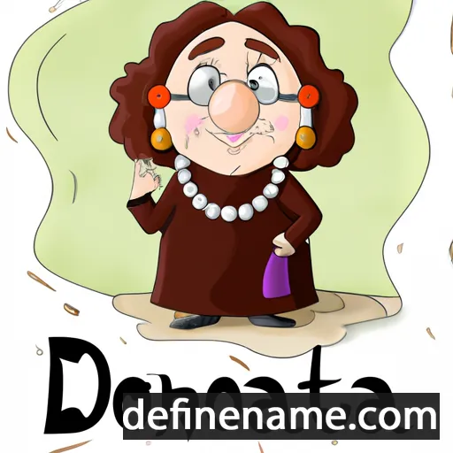 Donatilia cartoon