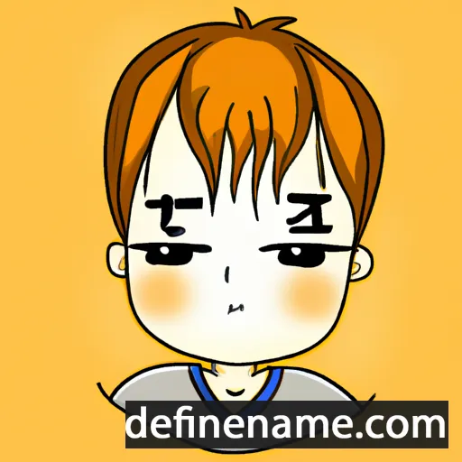 Donghyeop cartoon