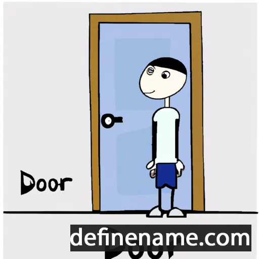 Door cartoon