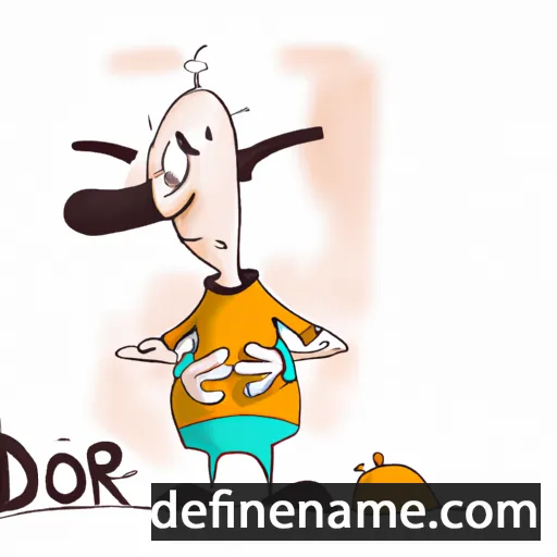 cartoon of the name Dor