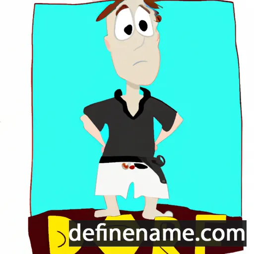 cartoon of the name Dore