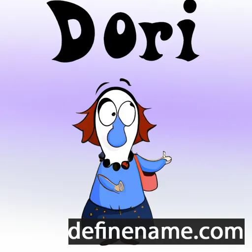 cartoon of the name Dori