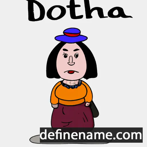 Dorotha cartoon