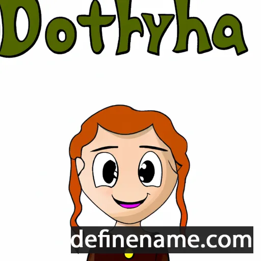 Dortheiya cartoon