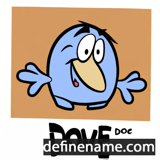 cartoon of the name Dovie