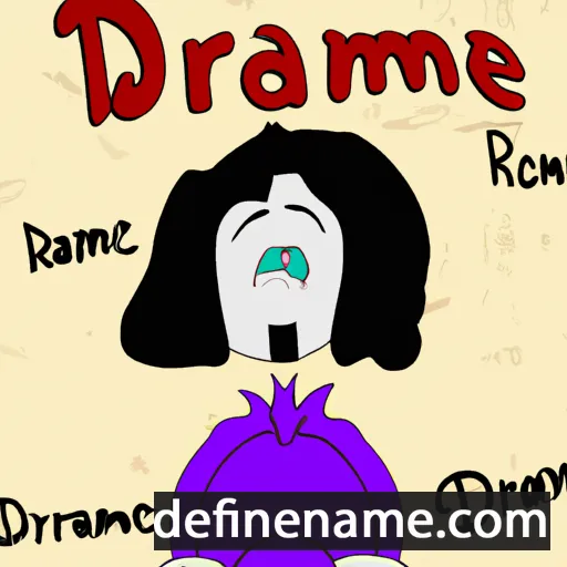 Dramane cartoon