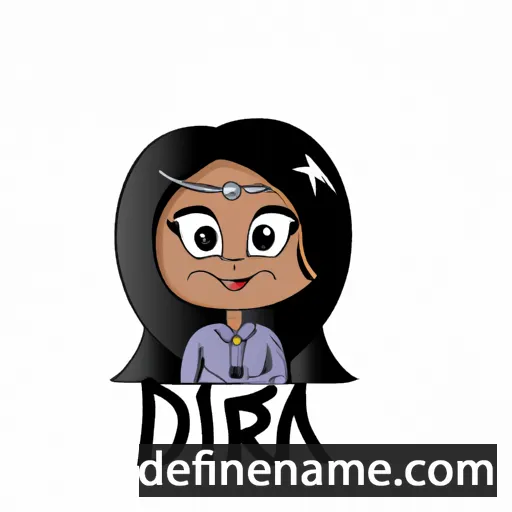 cartoon of the name Dria