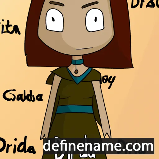 Driada cartoon