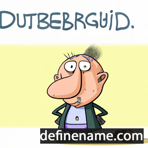 Dructbald cartoon