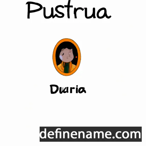 Drusiana cartoon