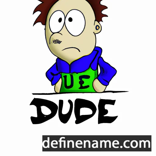 Dudie cartoon