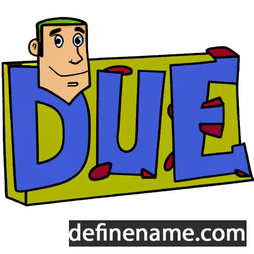 cartoon of the name Duke