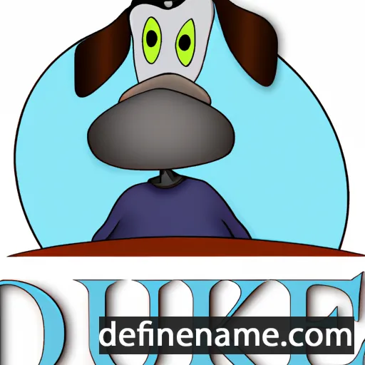 Dukey cartoon