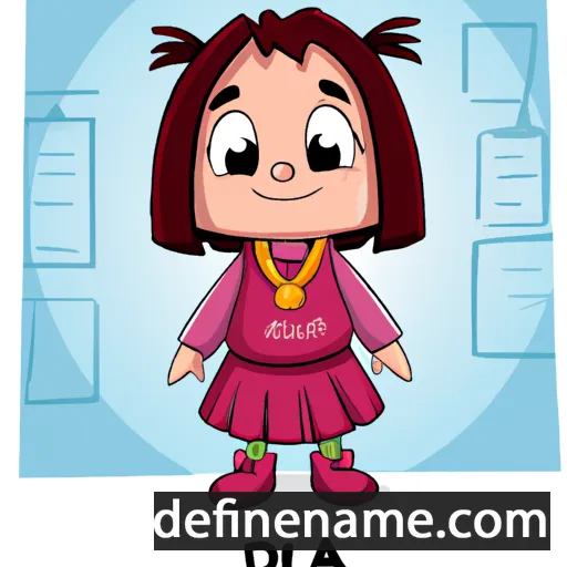 cartoon of the name Dula