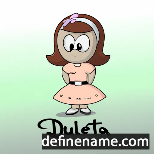 Dulcieta cartoon