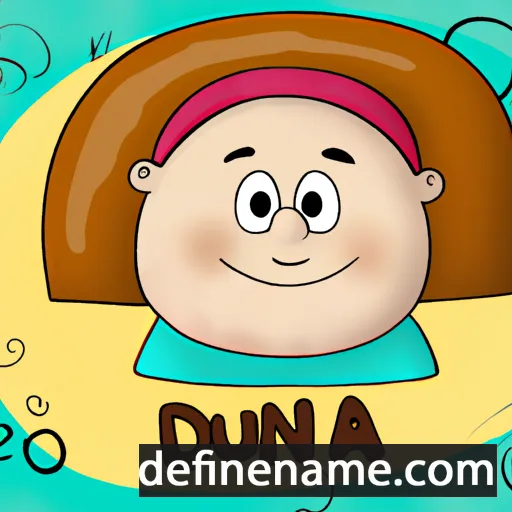 cartoon of the name Duna