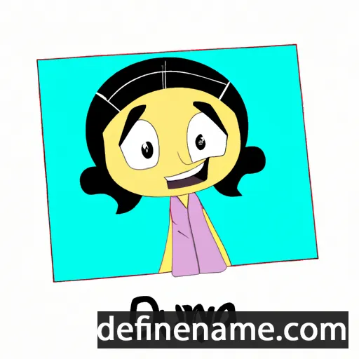 cartoon of the name Dunya