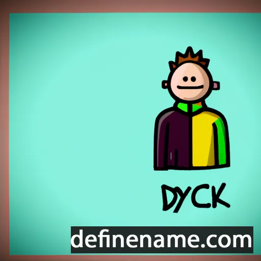 Dyrck cartoon