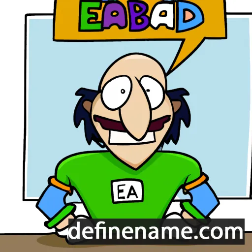 Éadbhard cartoon