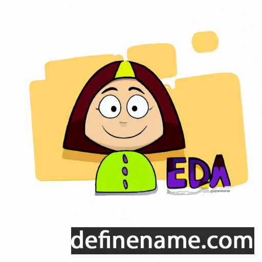 cartoon of the name Eda