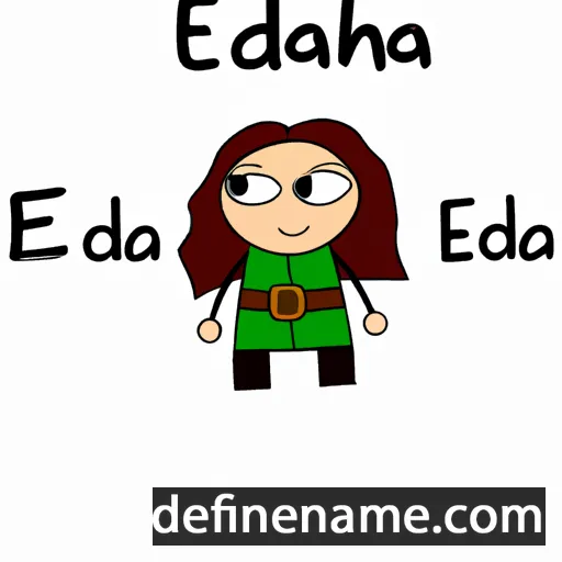 Edahna cartoon