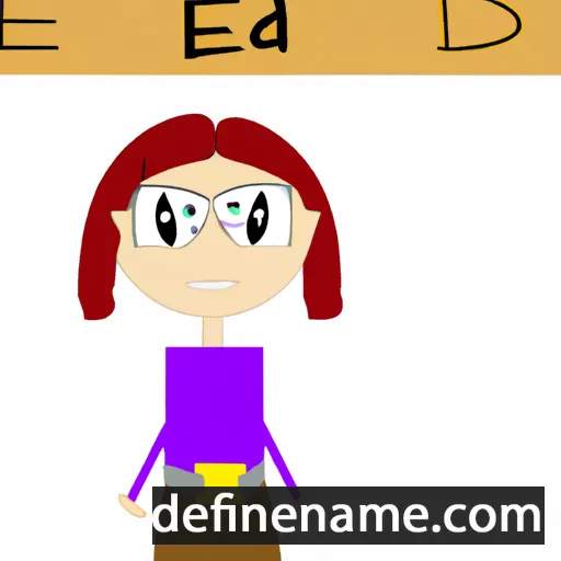 cartoon of the name Edda