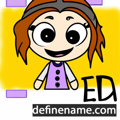 cartoon of the name Edda