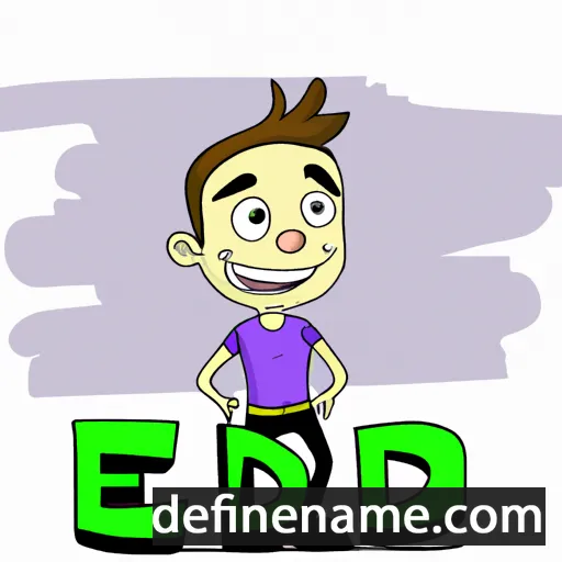 cartoon of the name Ede