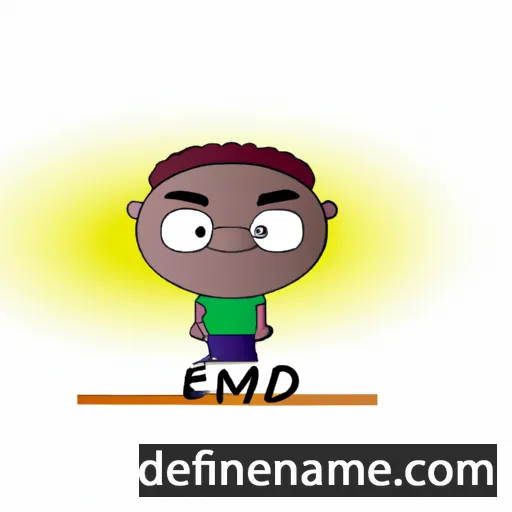 cartoon of the name Edem