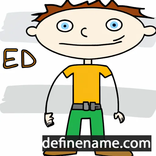 cartoon of the name Edi