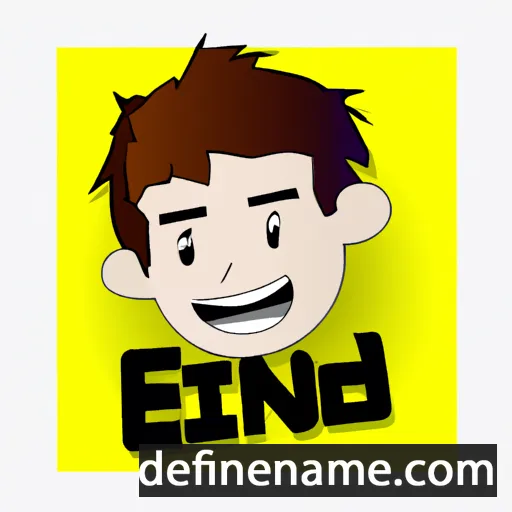 cartoon of the name Edin