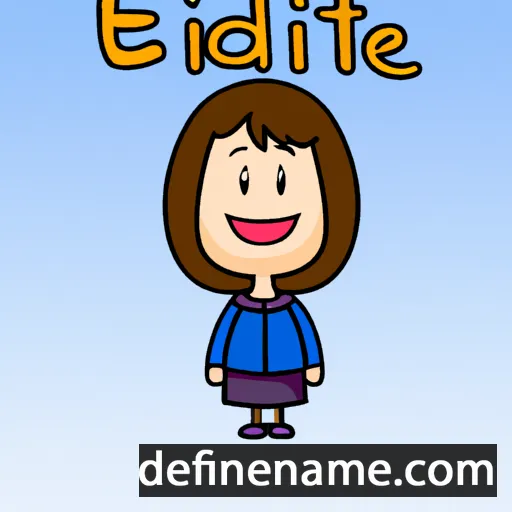 Edithe cartoon