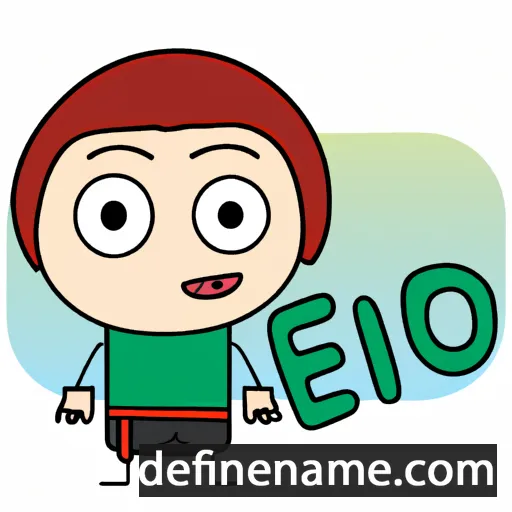 cartoon of the name Edo