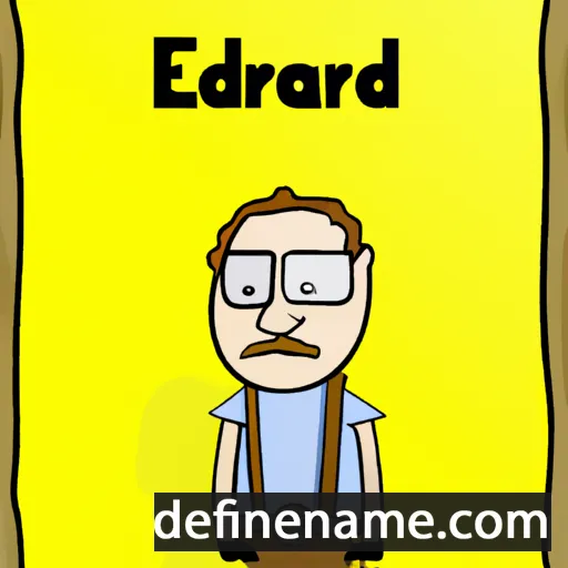 Edoard cartoon