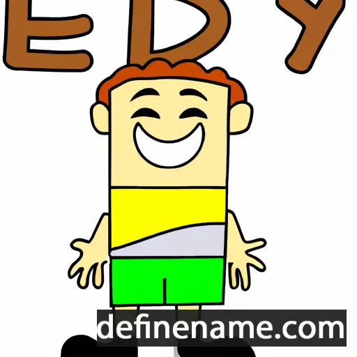 cartoon of the name Edy