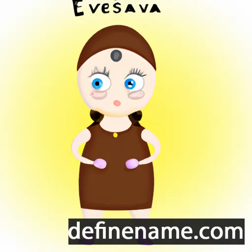 Eevastiina cartoon