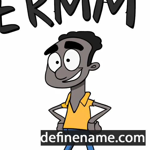 cartoon of the name Efrem