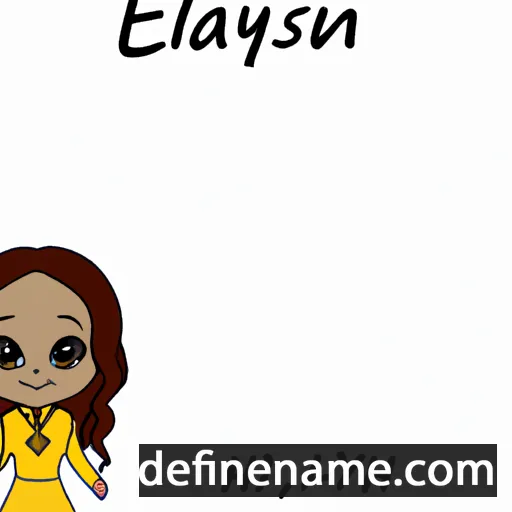 E'layah cartoon