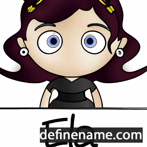 Éléa cartoon