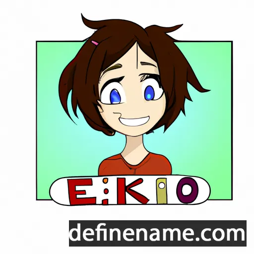 cartoon of the name Eiko