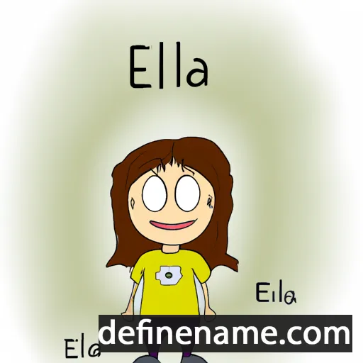 cartoon of the name Eila